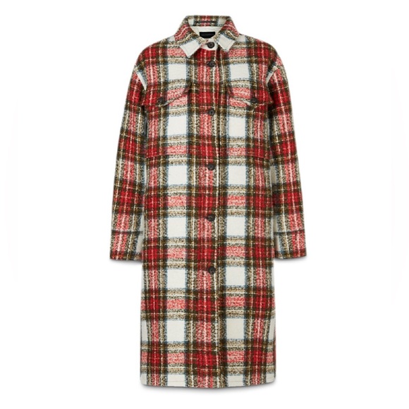 NWT Allsaints Nia Check Coat - Picture 5 of 10